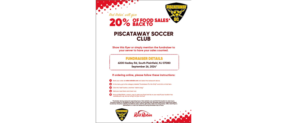 PSC Red Robin Fundraiser